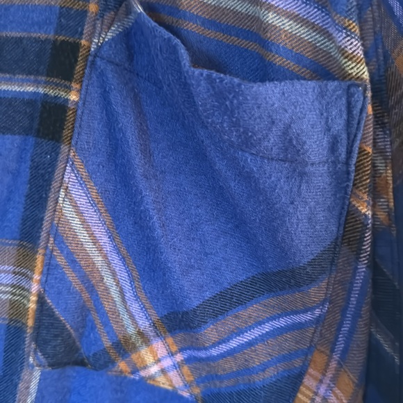Urban Outfitters Plaid Flannel Button Down Top Size L - Picture 5 of 14